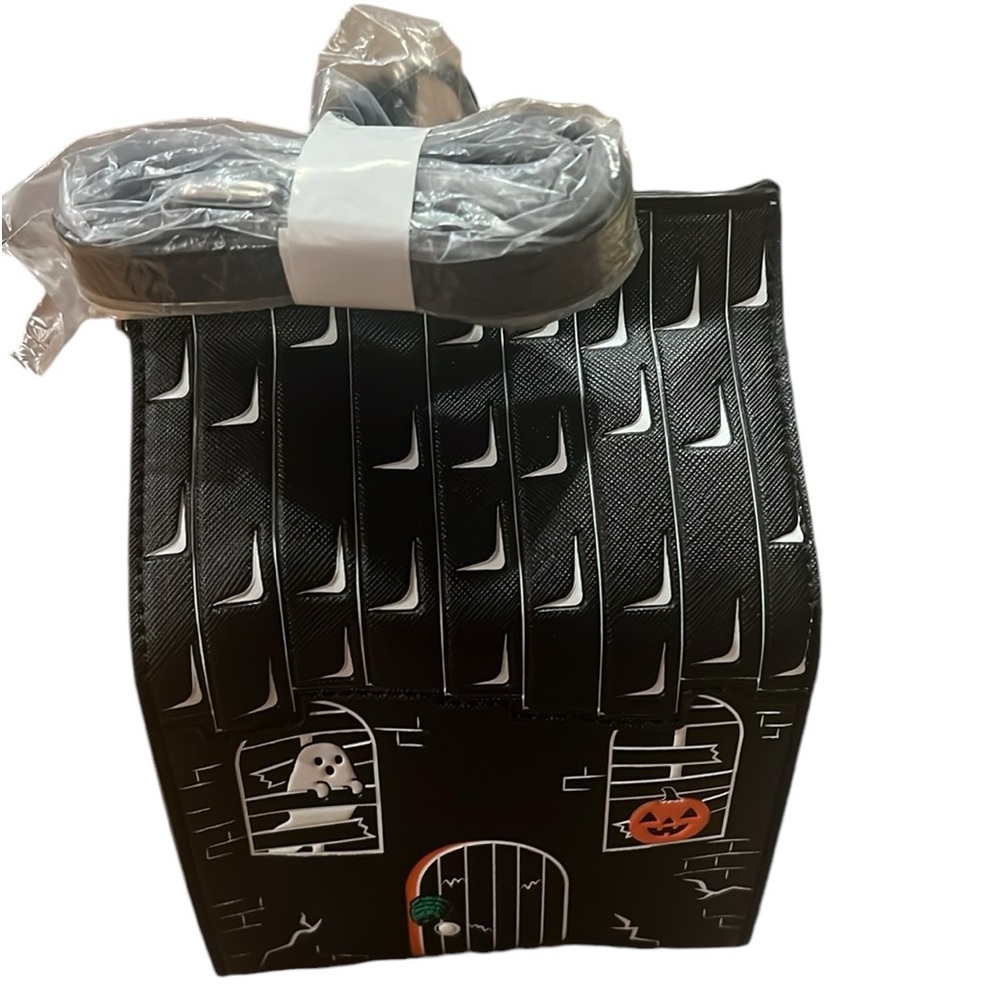 Haunted House Crossbody Bag Purse Fine By Me